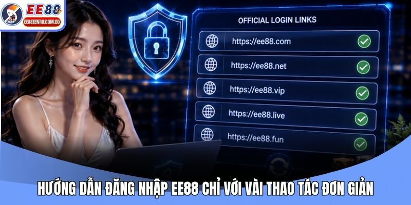 Hướng dẫn đăng nhập EE88 chỉ với vài thao tác đơn giản